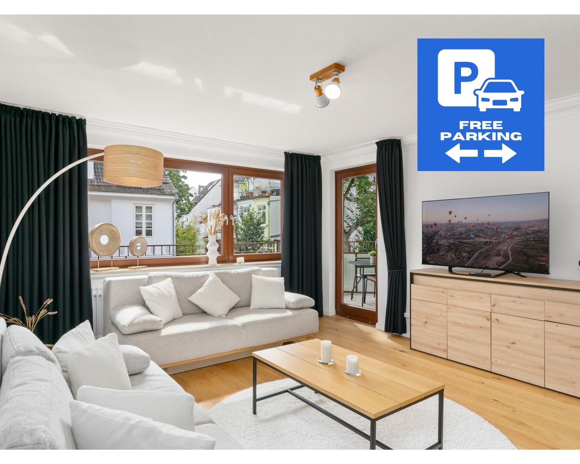 Mel&Bens Modern Oak-Apartments Fuer Bis Zu 12 Personen Bremen Exterior photo